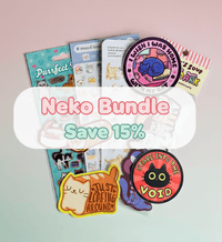 Cosy Neko Bundle - Cat Lover Gift Set - Neko Stationery